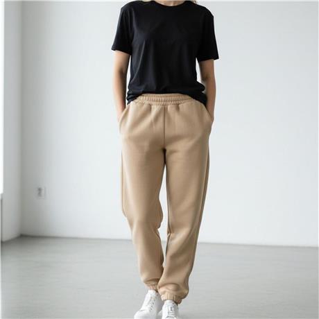 Pantalone felpato con polsino COLD